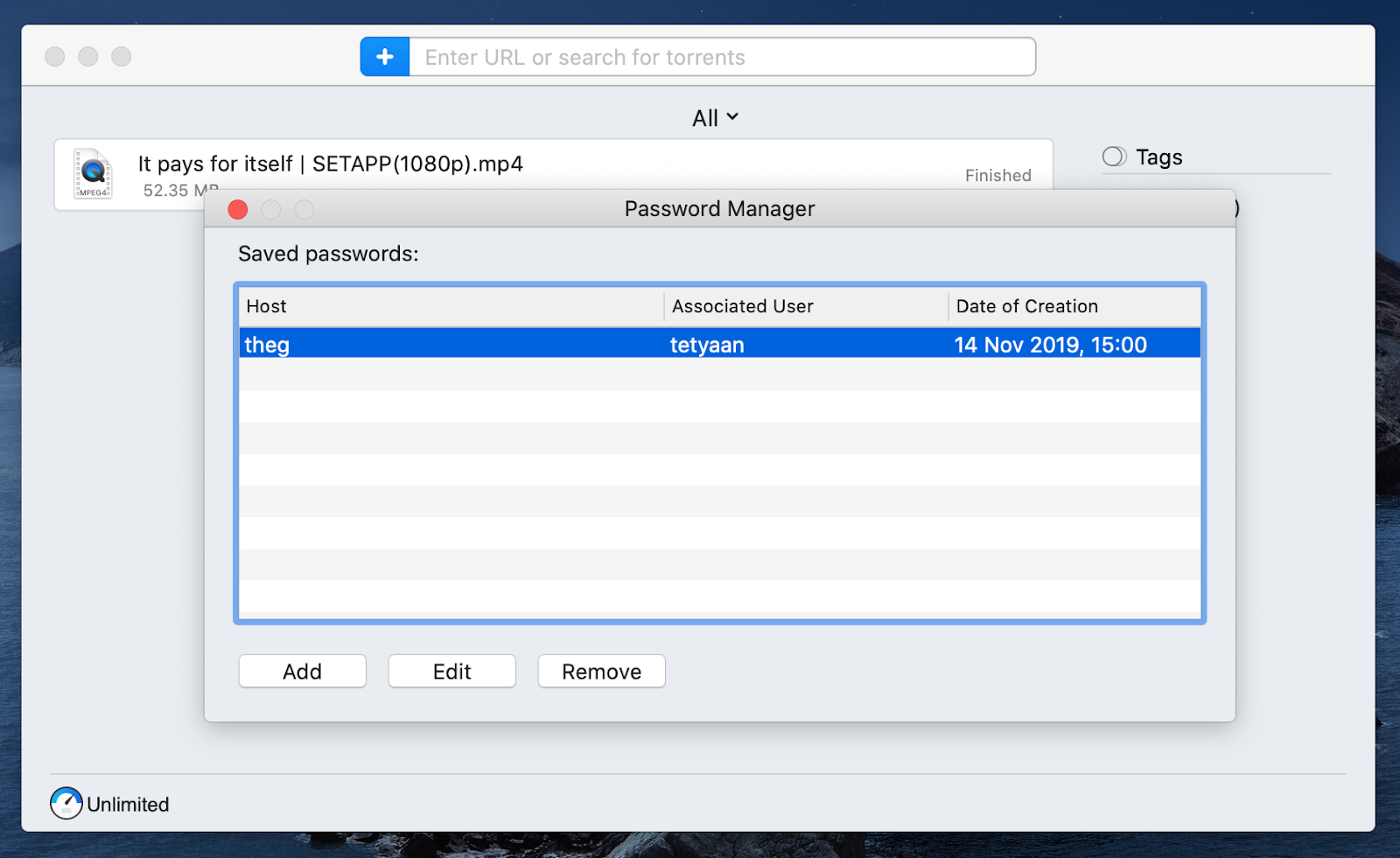 anonymous torrent client for mac